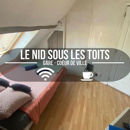 Le Nid Sous Les Toits - Fibre Wi Fi - Coeur De Ville Historique - Gare Troyes Esterno foto